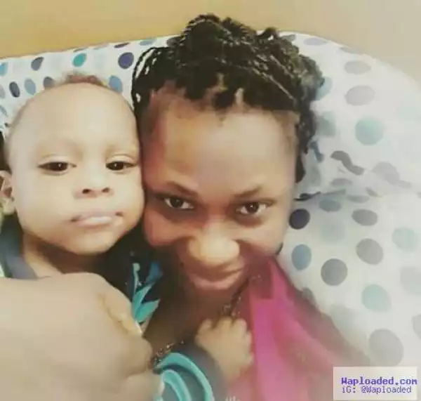 Uche Jombo shares adorable photo with her son, Matthew
